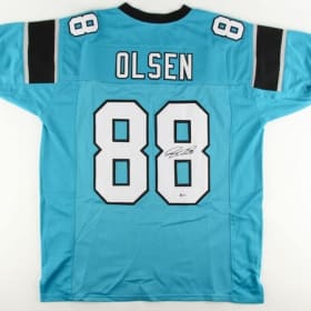 Greg Olsen Carolina Panthers Autographed Jersey item