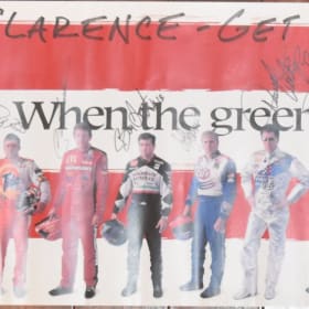 1997 Winston Cup NASCAR Autographed Poster item