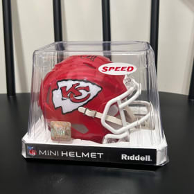 Clyde Edwards- Helaire Autographed Mini Helmet item