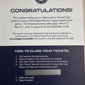 4 Field or Terrace Club Tickets item