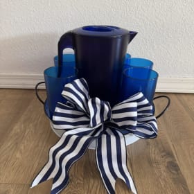 Navy Pitcher and Tumbler Set item