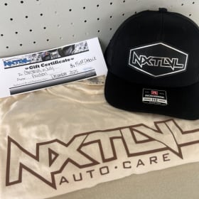 NXTLVL Detail + Merch item