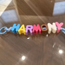 Hand-made Bag Charm "HARMONY" with Knot (Price per Charm) item