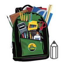 Backpack Full of School Supplies item