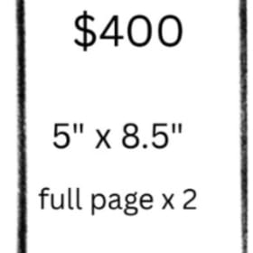 Full Spread Ad (2 pages) item
