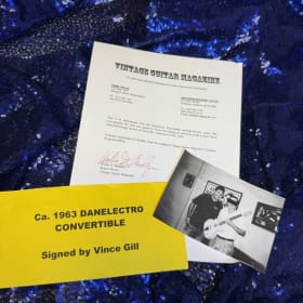 Vince Gill Signed Guitar item