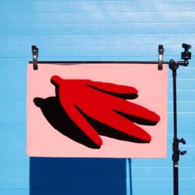 'Floating' Tufted Rug by Jocelyn Tsaih item