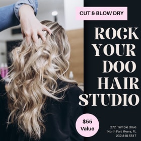 Cut & Blow Dry Service (4 of 4 Certificates) item