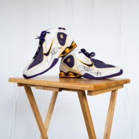 Autographed shoes item