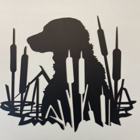 Hunting Dog Steel Sign item