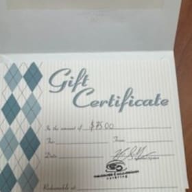 Item 34 - Gift Card to Seasons & Occasions Cafe And Catering item