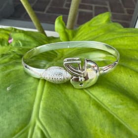 Sterling Silver Football Bracelet item