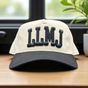 LLMJ Black/Beige Hat - Black font item