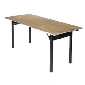 6' x 30" Hard Wood Table item