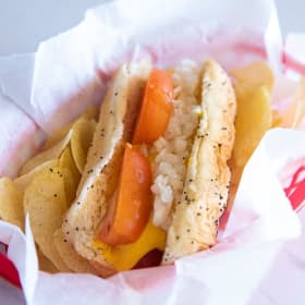A La Carte:  Cheese Dog item