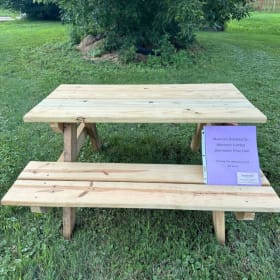 Handcrafted Child-Size Picnic Table item