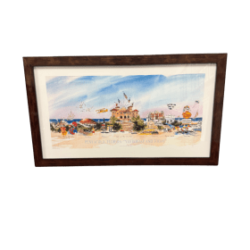 Framed Nina Fritz Art: 'Yesterday and Today' item