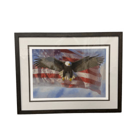 Strong Eagle Framed Painting by Pat McManus item