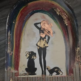Painting - A Lady and Her Cherished item