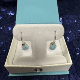 Larimar Jewelry Set: Earrings and Ring item