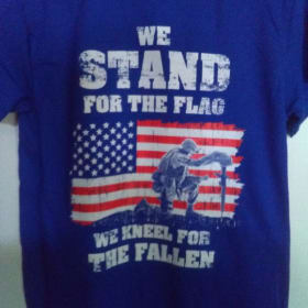 Stand for the flag tshirt item