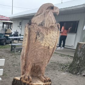 Eagle Wood Carving item