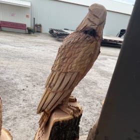 Eagle Wood Carving item