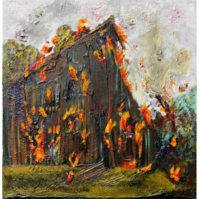 Carol Saft, Burning House (ACDC.25.022) item
