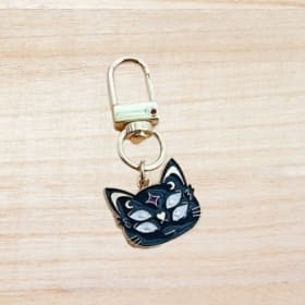 Porte-clé Chat 4 yeux item