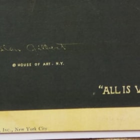 All is Vanity Print item