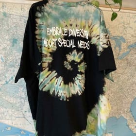 3XL - Black Tie Dye Short Sleeve (055) item