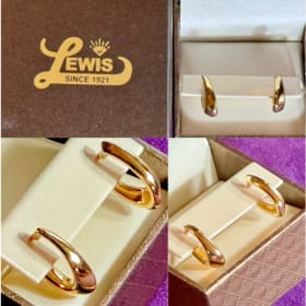 14K Yellow Gold - Carla Gold Oval Hoop Earrings item