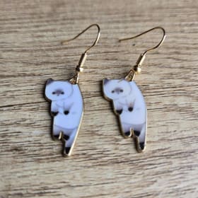 Boucles d'oreilles blanc item