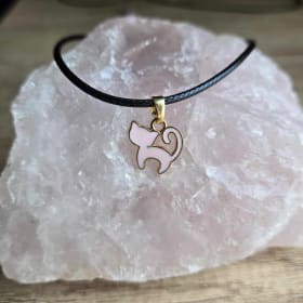 Pendentif Chaton rose item