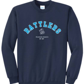 New! Y25 PRMS Spirit Sweatshirt - Rattler Navy & Grey item