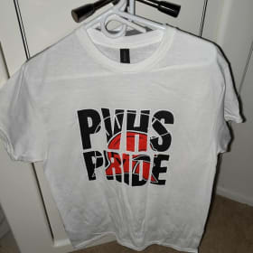 Size  2XL - White PVHS Pride shirt item