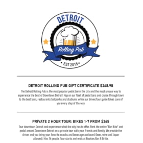 Detroit Rolling Pub item