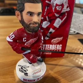 Signed Zetterberg Bobblehead item