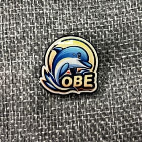 OBE with Dolphin Mascot Croc Charm item