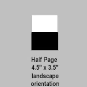 Half Page Ad (Fall & Spring) item