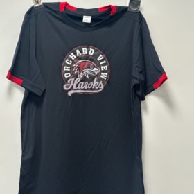 Youth Short Sleeve Crew - Black/Red X-LARGE item