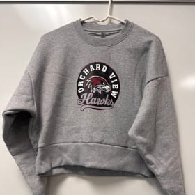 Adult Cropped Sweatshirt - Grey MEDIUM item
