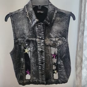 Custom Embellished Denim Jacket by Andrea Jones item