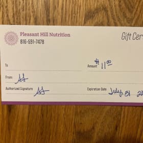 Gift Certificate item