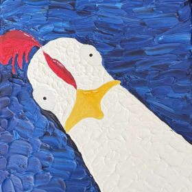 Chicken Painting (Original) item