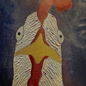 Chicken Painting (Print) item