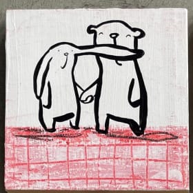 Friends - Original Artwork by Basak Agaoglu item