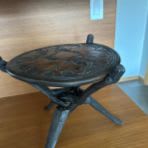 Hand carved wooden African Stool item