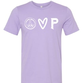 Lavender Peace Love and Pieper item