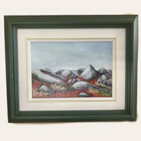 #7 Peggy's Cove Rocks - Jayne Campbell 5 x 7 framed item